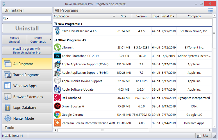 Revo Uninstaller Crack